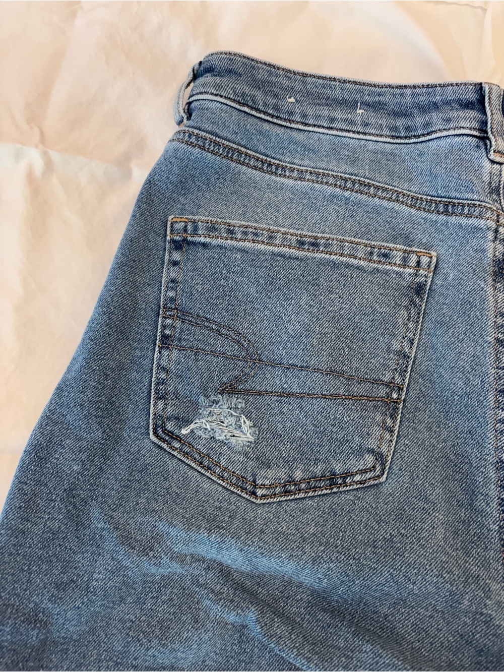 American Eagle Outfitters Straight Leg Blue Jeans - Picture 6 of 6